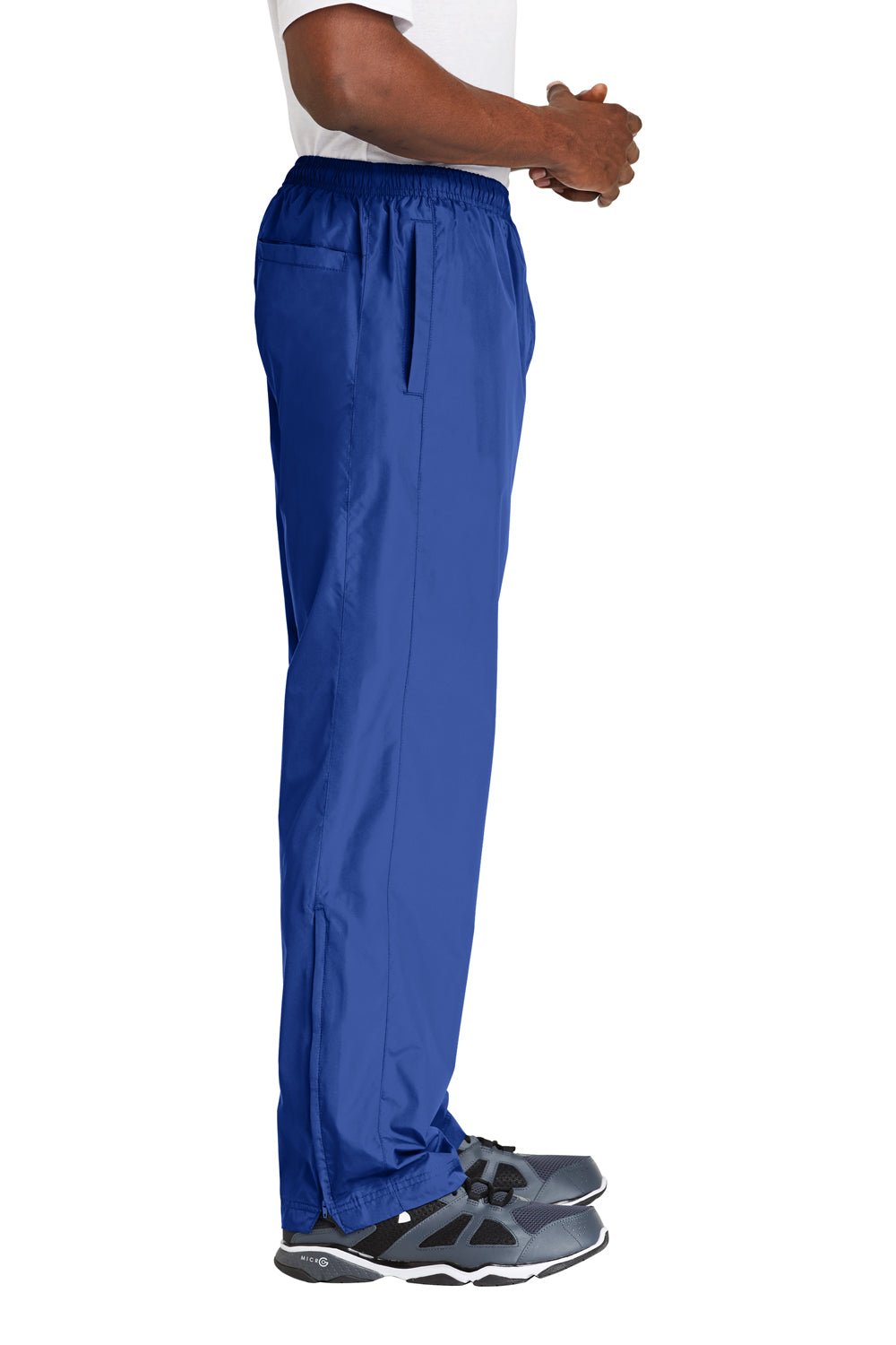 Sport-Tek PST74 Wind Pants w/ Pockets True Royal Blue Side