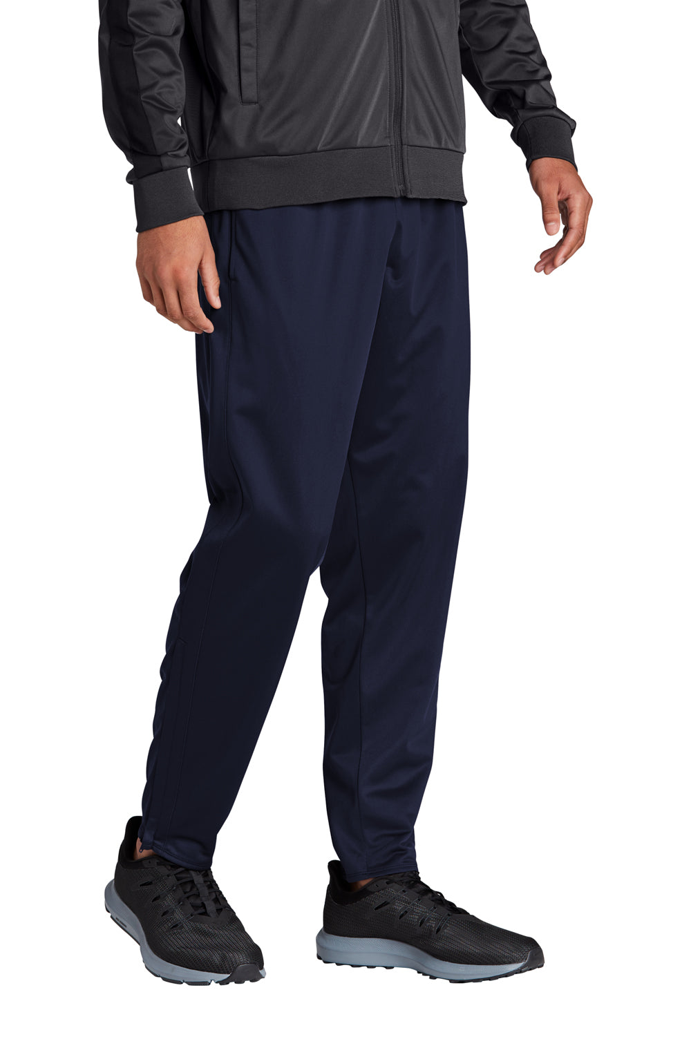 Sport-Tek PST95 Tricot Track Pants w/ Pockets True Navy Blue 3Q