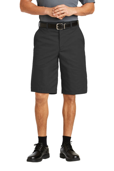 Red Kap PT26 Industrial Stain Resistant Work Shorts w/ Pockets Charcoal Grey Front