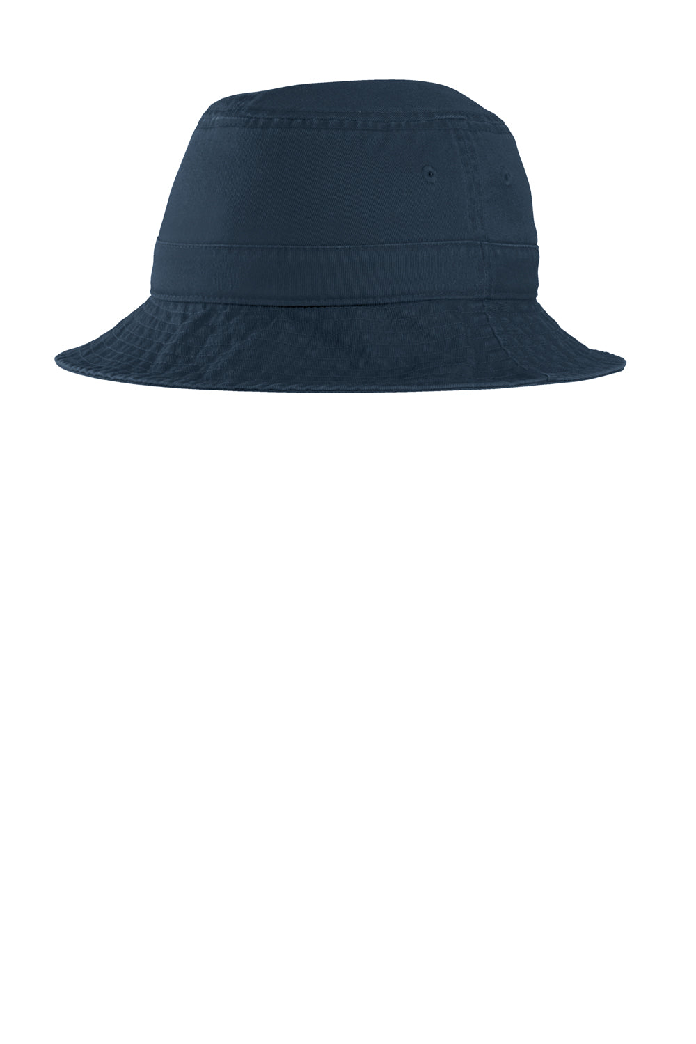 Port Authority PWSH2 Mens Bucket Hat Navy Blue Front
