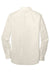 Red House RH620 Mens Pinpoint Oxford Wrinkle Resistant Long Sleeve Button Down Shirt Ivory Chiffon White Flat Back