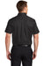 Port Authority S508/TLS508 Mens Easy Care Wrinkle Resistant Short Sleeve Button Down Shirt w/ Pocket Black Back