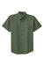 Port Authority S508/TLS508 Mens Easy Care Wrinkle Resistant Short Sleeve Button Down Shirt w/ Pocket Clover Green Flat Front