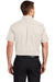 Port Authority S508/TLS508 Mens Easy Care Wrinkle Resistant Short Sleeve Button Down Shirt w/ Pocket Light Stone Back