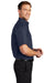 Port Authority S508/TLS508 Mens Easy Care Wrinkle Resistant Short Sleeve Button Down Shirt w/ Pocket Navy Blue Side