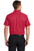 Port Authority S508/TLS508 Mens Easy Care Wrinkle Resistant Short Sleeve Button Down Shirt w/ Pocket Red Back