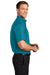 Port Authority S508/TLS508 Mens Easy Care Wrinkle Resistant Short Sleeve Button Down Shirt w/ Pocket Teal Green Side