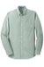 Port Authority S658/TS658 SuperPro Oxford Wrinkle Resistant Long Sleeve Button Down Shirt w/ Pocket Green Flat Front