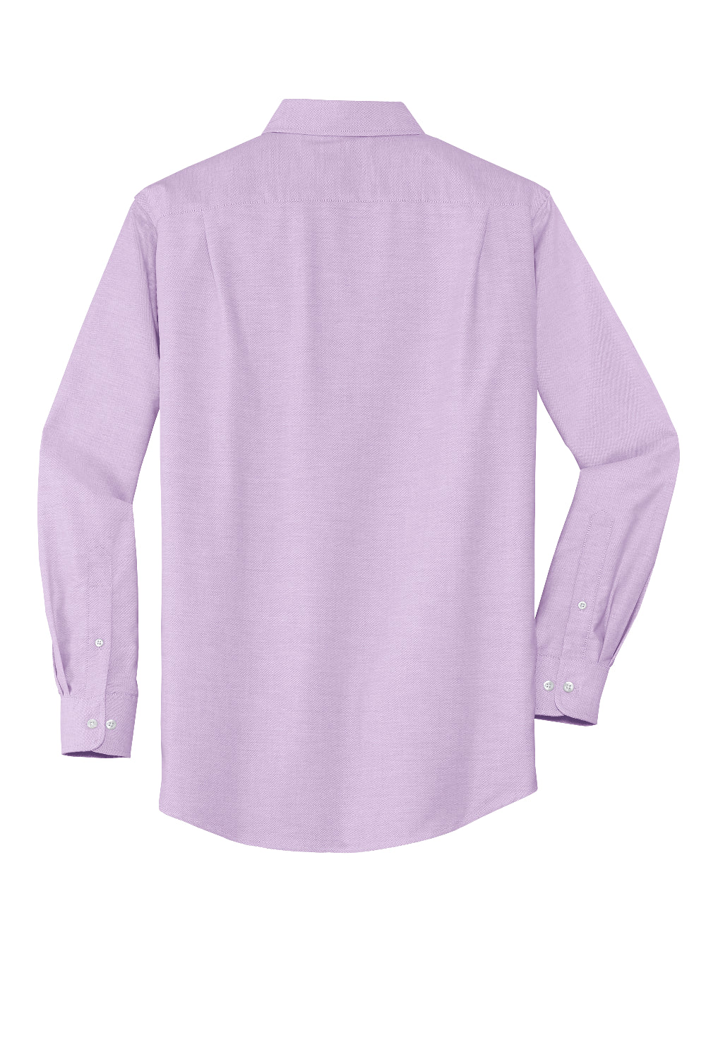 Port Authority S658/TS658 SuperPro Oxford Wrinkle Resistant Long Sleeve Button Down Shirt w/ Pocket Soft Purple Flat Back