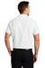 Port Authority S659 Mens SuperPro Oxford Wrinkle Resistant Short Sleeve Button Down Shirt w/ Pocket White Back