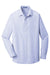 Port Authority S661 SuperPro Oxford Wrinkle Resistant Long Sleeve Button Down Shirt Oxford Blue Flat Front