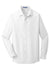 Port Authority S661 SuperPro Oxford Wrinkle Resistant Long Sleeve Button Down Shirt White Flat Front