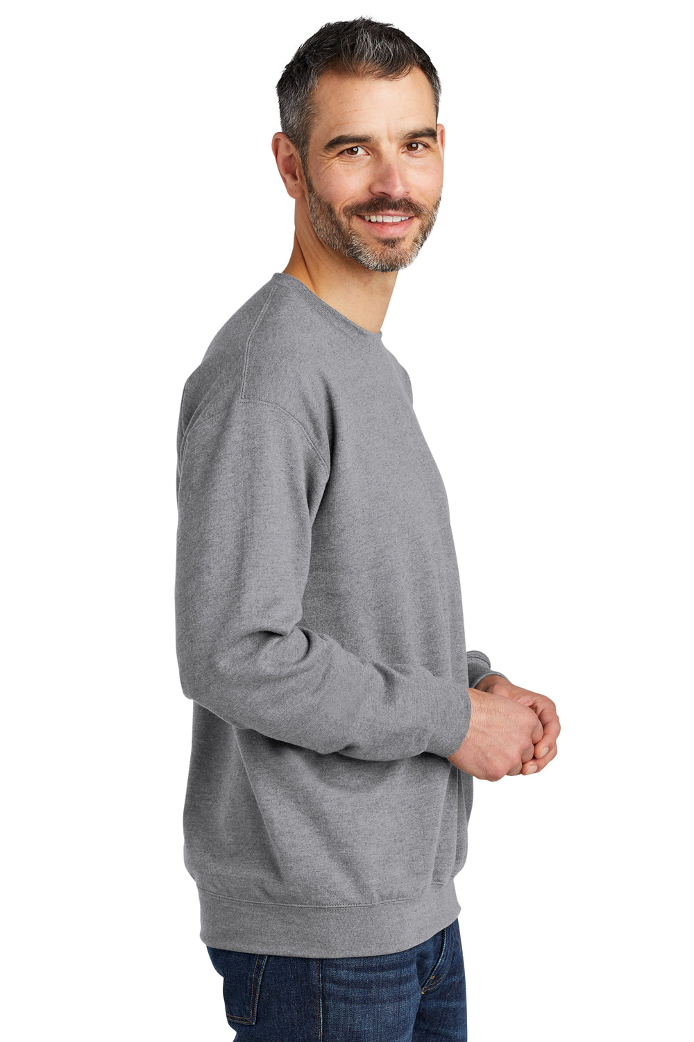 Gildan SF000 Softstyle Crewneck Sweatshirt Sport Grey Side