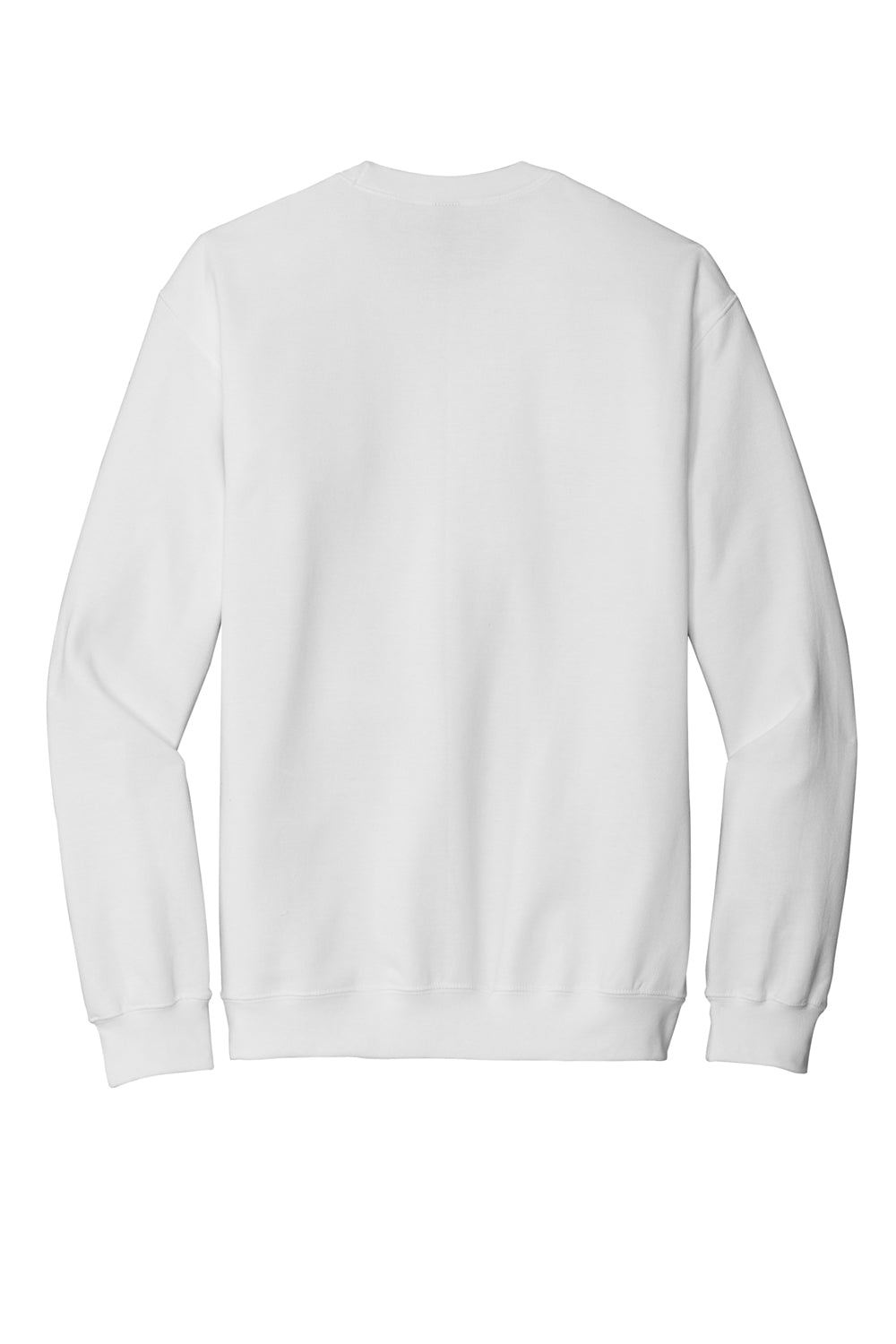 Gildan SF000 Softstyle Crewneck Sweatshirt White Flat Back