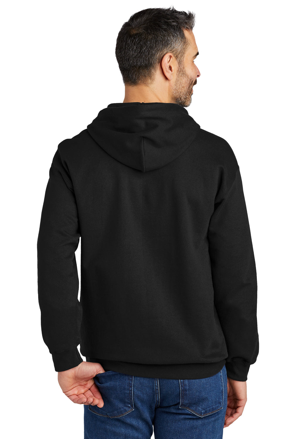 Gildan SF500 Softstyle Hooded Sweatshirt Hoodie Black Back