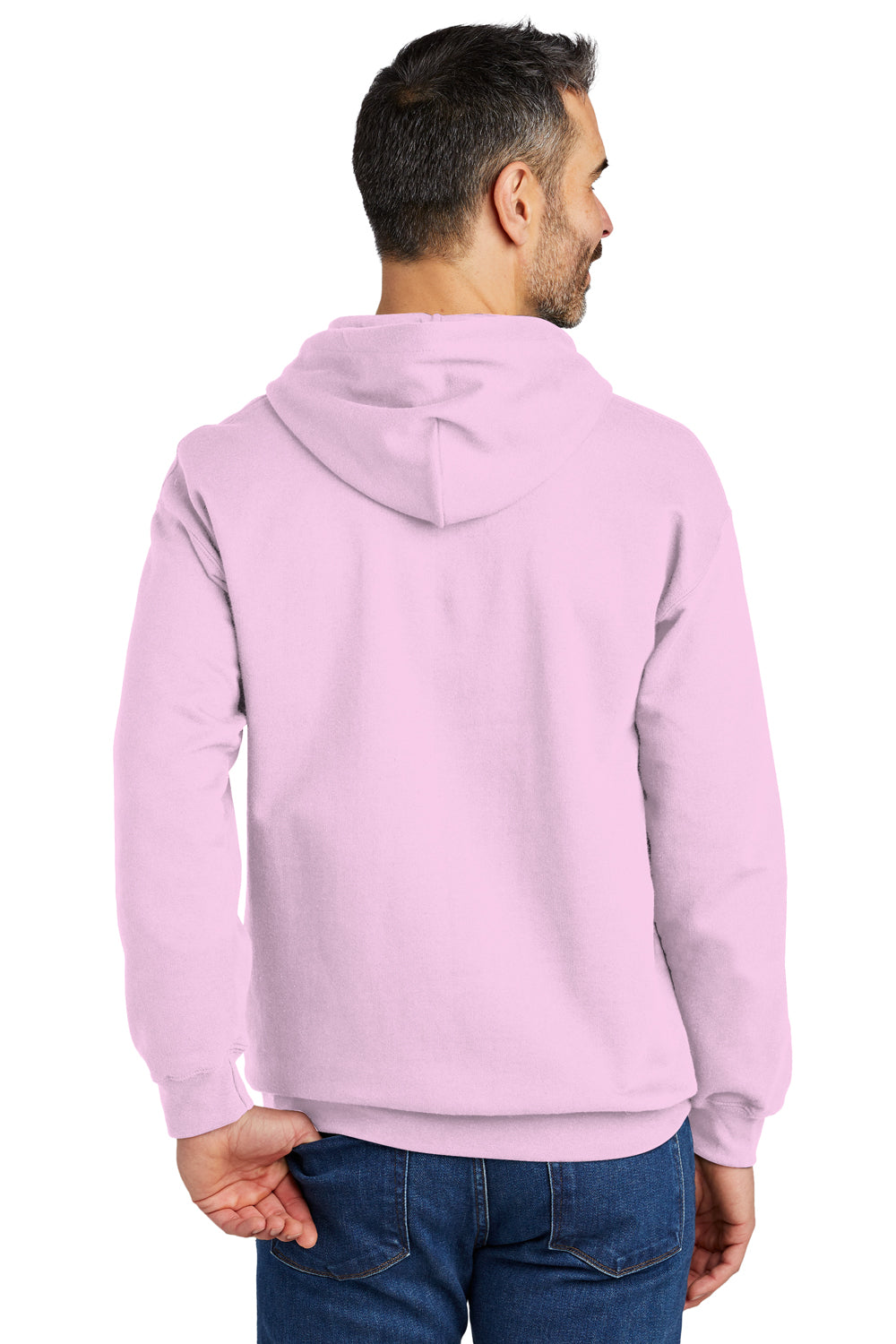 Gildan SF500 Softstyle Hooded Sweatshirt Hoodie Light Pink Back