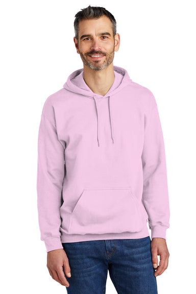 Gildan SF500 Softstyle Hooded Sweatshirt Hoodie Light Pink Front