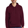 Gildan Mens Softstyle Hooded Sweatshirt Hoodie - Maroon