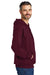 Gildan SF500 Softstyle Hooded Sweatshirt Hoodie Maroon Side