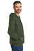 Gildan SF500 Softstyle Hooded Sweatshirt Hoodie Military Green Side
