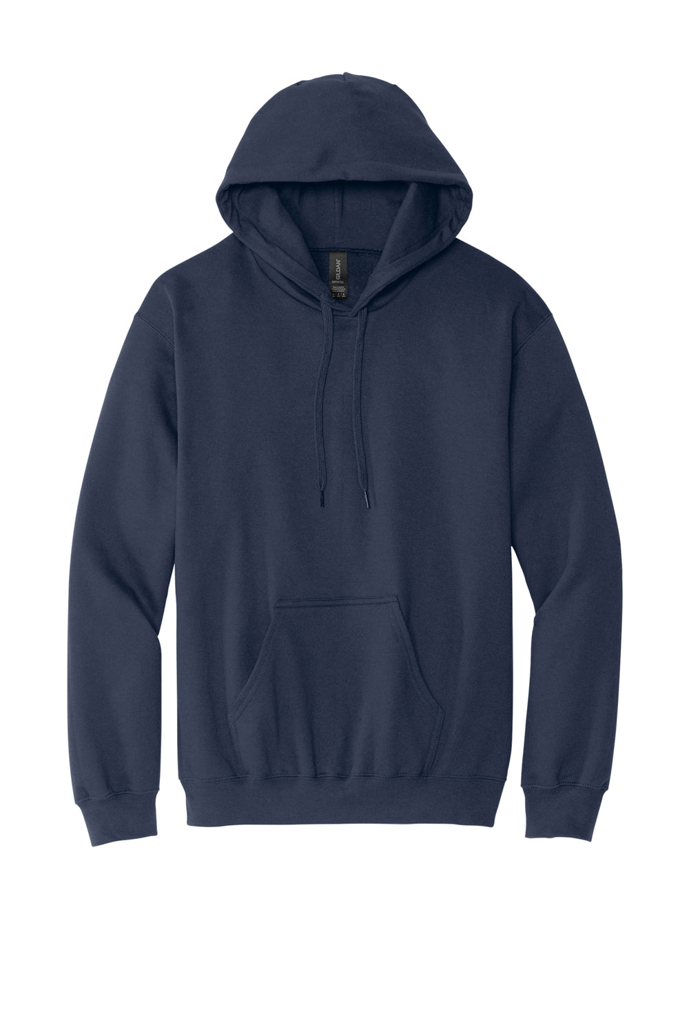 Gildan SF500 Softstyle Hooded Sweatshirt Hoodie Navy Blue Flat Front