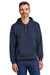 Gildan SF500 Softstyle Hooded Sweatshirt Hoodie Navy Blue Front