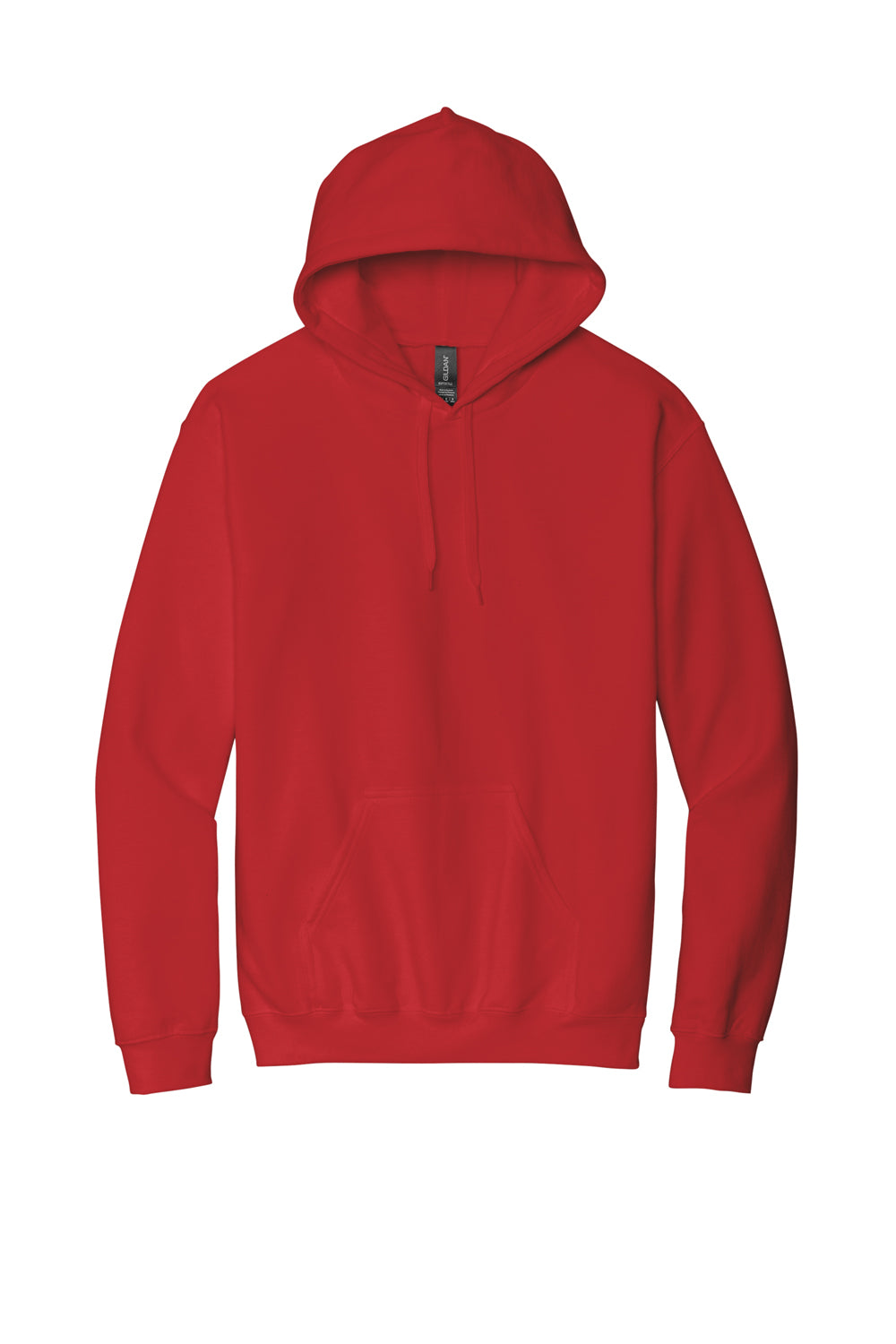 Gildan SF500 Softstyle Hooded Sweatshirt Hoodie Red Flat Front