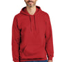 Gildan Mens Softstyle Hooded Sweatshirt Hoodie - Red