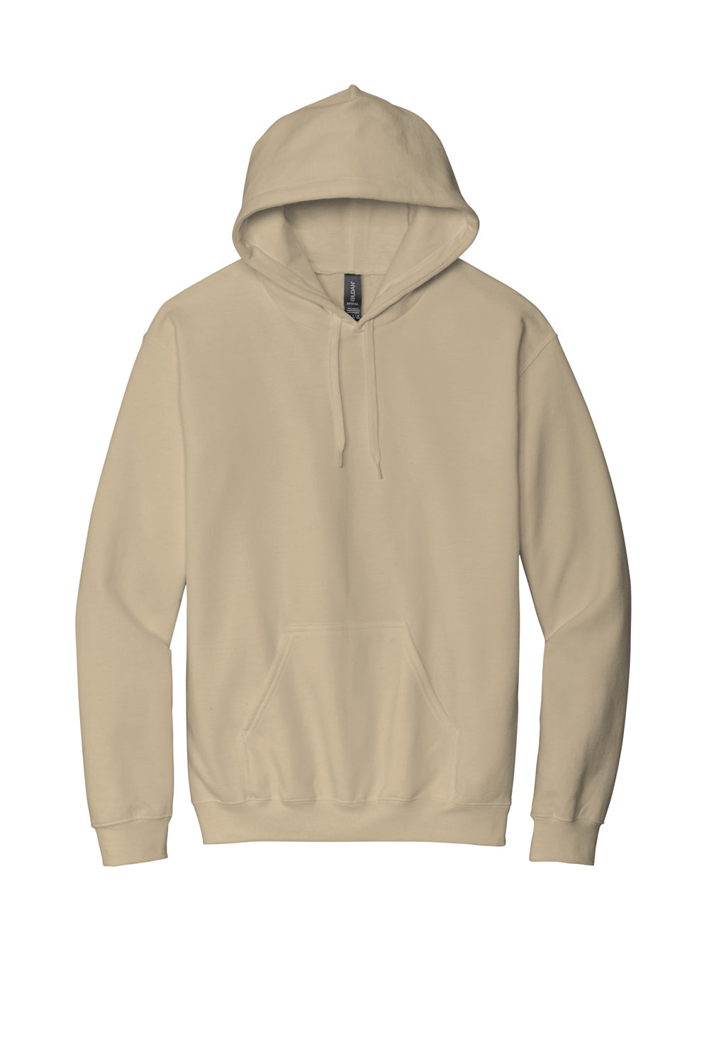 Gildan SF500 Softstyle Hooded Sweatshirt Hoodie Sand Flat Front