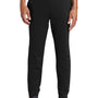 Sport-Tek Mens Sport Wick Moisture Wicking Fleece Jogger Sweatpants w/ Pockets - Black