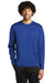 Sport-Tek Mens Fleece Crewneck Sweatshirt True Royal Blue Front