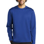 Sport-Tek Mens Moisture Wicking Fleece Crewneck Sweatshirt - True Royal Blue