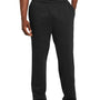 Sport-Tek Mens Open Bottom Sweatpants w/ Pockets - Black