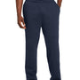 Sport-Tek Mens Open Bottom Sweatpants w/ Pockets - True Navy Blue