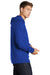 Sport-Tek Mens French Terry Hooded Sweatshirt Hoodie True Royal Blue Side