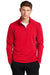 Sport-Tek Mens French Terry 1/4 Zip Sweatshirt True Red Front