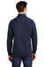 Sport-Tek Mens Full Zip Sweatshirt True Navy Blue Side