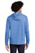 Sport-Tek Mens Moisture Wicking Fleece Full Zip Hooded Sweatshirt Hoodie Heather True Royal Blue Side