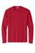 Sport-Tek ST350LS/TST350LS Mens Competitor Moisture Wicking Long Sleeve Crewneck T-Shirt Deep Red Flat Front