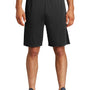 Sport-Tek Mens Competitor Moisture Wicking Shorts w/ Pockets - Black