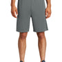 Sport-Tek Mens Competitor Moisture Wicking Shorts w/ Pockets - Iron Grey
