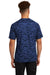 Sport-Tek Mens Drift Camo Short Sleeve Crewneck T-Shirt True Royal Blue Back