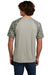 Sport-Tek Mens Drift Camo Colorblock Short Sleeve Crewneck T-Shirt Silver Grey Back