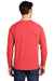 Sport-Tek Mens Moisture Wicking Long Sleeve Crewneck T-Shirt Heather True Red Side
