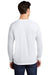 Sport-Tek Mens Moisture Wicking Long Sleeve Crewneck T-Shirt White Side