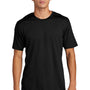 Sport-Tek Mens Draft Moisture Wicking Short Sleeve Crewneck T-Shirt - Black