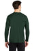 Sport-Tek Mens Long Sleeve Crewneck T-Shirt Forest Green Side