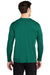 Sport-Tek Mens Long Sleeve Crewneck T-Shirt Marine Green Side