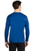 Sport-Tek Mens Long Sleeve Crewneck T-Shirt True Royal Blue Side