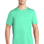 Sport-Tek Mens Moisture Wicking Short Sleeve Crewneck T-Shirt - Bright Seafoam Green